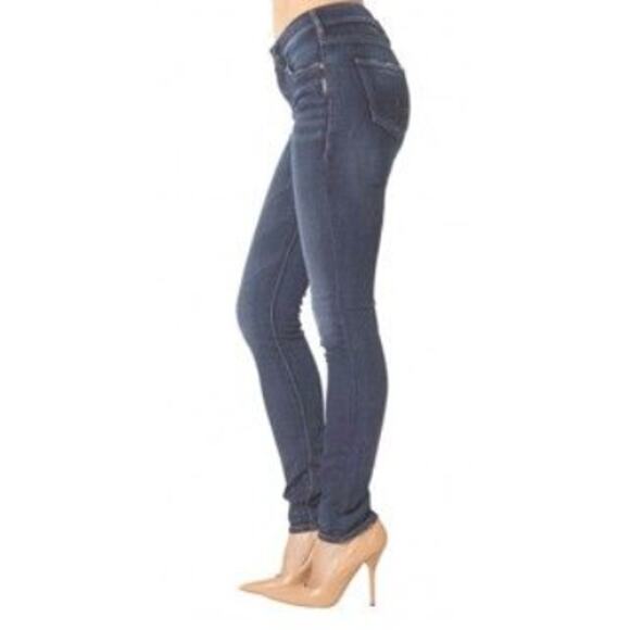 Silver Jeans Aiko Skinny Size 25 0 Dark Wash Mid-Rise Basics Emo Grunge - Picture 2 of 13